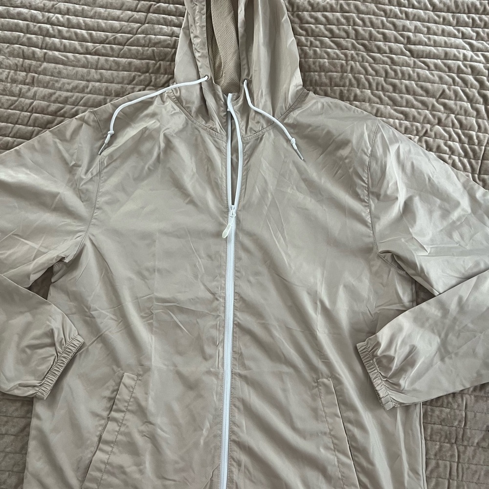 Grand Running Club Men's Tan Windbreaker Jacket
